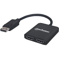 DisplayPort 1.2 to 2 Port HDMI Splitter Hub MST. 4K@30H