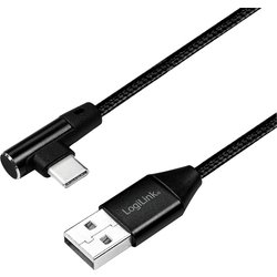 Logilink CU0137 Usb Cable Usb 2.0 0.3 M Usb A Usb C Black