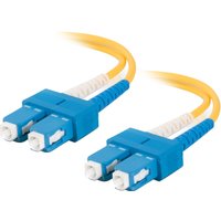 C2G 10m LC-LC 9/125 OS2 Duplex Singlemode PVC Fibre Optic Cable (LSZH)