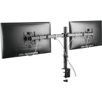 ProperAV Desk Monitor Mount Dual Swing Arm 17"- 32" VESA Max