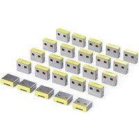 StarTech.com USB-A Port Blocker Replacement Plugs. 25-Pack Spare Latch