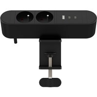 Microconnect MC-MDPS-FR2-30W power extension 1.8 m 2 AC outlet(s) Blac