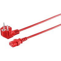 Microconnect MC-SCHUANGC13300R power cable Red 3 m Power plug type E+F