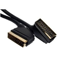 Cables Direct 2SSP-10 SCART cable 10 m SCART (21-pin) Black