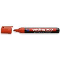 Edding 300 permanent marker Red 10 pc(s)