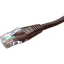 Cablenet 2M Cat5E RJ45 Brown U/Utp Pvc 24AWG Flush Moulded Booted Patc