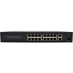 Fdl 16 Port Poe+ 2 RJ45 Uplink & 1 Sfp Gigabit.R/M Switch - 240W