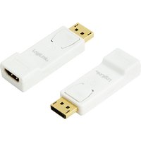 LogiLink CV0057 cable gender changer DisplayPort HDMI White. Yellow