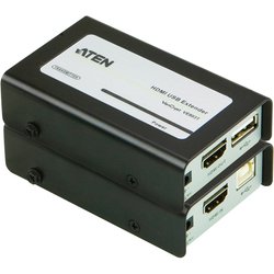 Aten VE803 Av Extender Av Transmitter & Receiver Black. Grey Aten VE803 Av Extender Av Transmitter & Receiver Black. Grey