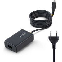 StarTech.com 65W USB-C Laptop Charger. 1.5m Tethered USB-C Cable. Powe