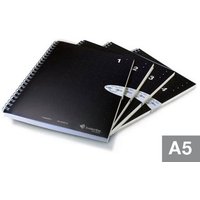 Livescribe A5 Size Notebook. 4-Pack writing notebook 80 sheets Black