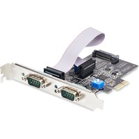 StarTech.com 2-Port Serial PCIe Card. Dual-Port PCI Express to RS232/R