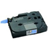 Brother Blue on White Gloss Laminated Tape. 12mm label-making tape TZ