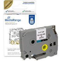 MediaRange Plastic tape cassette. for label printers using Brother TZ-