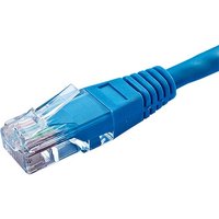 Cablenet 5m Cat5e RJ45 Blue U/UTP PVC 24AWG Flush Moulded Booted Patch