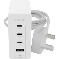 mophie Accessories-Wall Adapter-USB-C-PD-HUB-120W-GAN-White-UK(3xUSBC