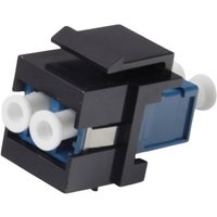 FDL LC SINGLEMODE DUPLEX FIBRE KEYSTONE MODULE - BLUE