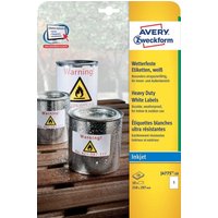 Avery J4775-10 self-adhesive label Rectangle Permanent White 10 pc(s)