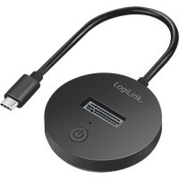 LogiLink USB 3.2 Gen2 Docking Station. 1-Bay. for M.2 SATA & NVMe