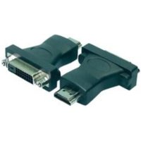 LogiLink HDMI to DVI Adapter HDMI 19-pin female DVI-D (24+1) male Blac