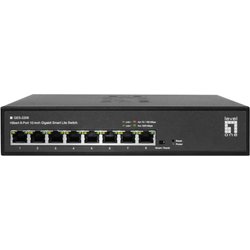 Levelone Hilbert 10” 8-Port Gigabit Smart Lite Switch. 8 X Gigabit RJ4