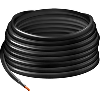 LogiLink Solar installation cable. H1Z2Z2-K. 6 mm². CU. black. 25 m