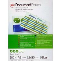 GBC Lamination Pouch A6 80 Micron