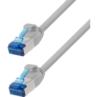 LogiLink Patch cable Cat.6A SLIM S/FTP LSZH. grey. 7.50m. SlimLine