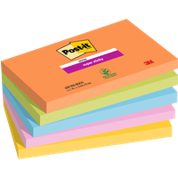 Post-It Post it Super Sticky Notes Boost Colours 76x127mm 90 Sheets (P