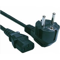 FDL 1M EUROPEAN MAINS CABLE - EURO MAINS PLUG TO C13 IEC SOCKET