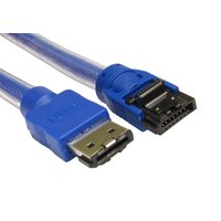 Cables Direct RB-473 SATA cable 3 m eSATA Blue