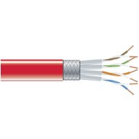 Black Box Cat6. 30m networking cable Red S/FTP (S-STP)