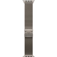 Apple 49mm Natural Titanium Milanese Loop - Medium