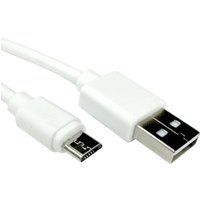 Cables Direct 15cm USB 2.0 A M -Micro BM-Wht