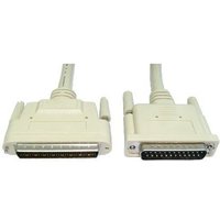 Cables Direct 1m HP68/D25 M/M SCSI cable Beige External DB68/HP DB25
