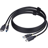 StarTech.com 6ft (1.8m) HDMI and USB 5Gbps KVM Cable. 4K 60Hz. HDMI 2.