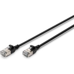 Digitus Cat 6A F-FTP Slim Patch Cord. 1M. Black