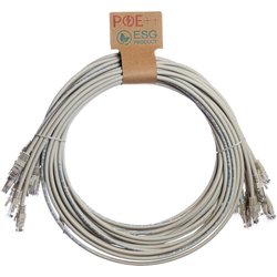 Cablenet 3M Cat6 RJ45 Grey U/Utp Pvc 24AWG Flush Moulded Booted Patch Cablenet 3M Cat6 RJ45 Grey U/Utp Pvc 24AWG Flush Moulded Booted Patch