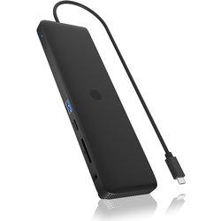 Icy Box 11-In-1 Mobile Dockingstation With Triple Video Output