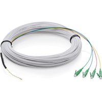 Digitus FTTH drop cable. singlemode. 4 fibers. 4 LC/APC. 50 m