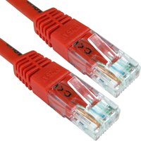 Cables Direct 0.15mtr CAT 6 Red