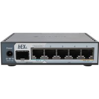 Mikrotik E60IUGS wired router Gigabit Ethernet Black