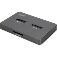 Digitus M.2 NVMe + M.2 SATA SSD docking station with SD Express card r