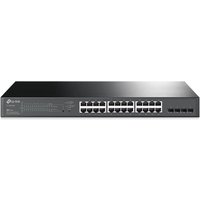 TP-LINK 24 PORT + 4 SFP GIGABIT PoE+ R/M SMART SWITCH - 250W
