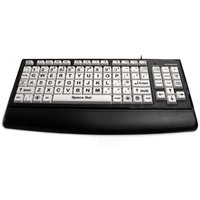 Accuratus Black/White USB Monster keyboard has been primarily designed