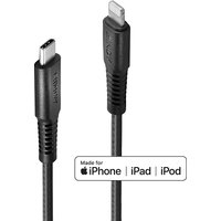 Lindy 1m Reinforced USB Type C to Lightning Charge and Sync Cable