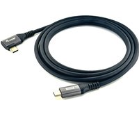 USB 2.0 C to C 90° angled Cable. M/M. . with Emark chis