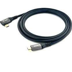 Equip Usb 2.0 C To C 90° Angled Cable. M/M. 3.0M. 100W With Emark Chis