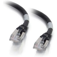 C2G 10m Cat6a Booted Shielded (STP) Network Patch Cable - Black