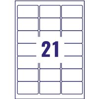 Avery MP7160-40 63.5 x 38.1mm Permanent Multipurpose Labels 40 Sheets